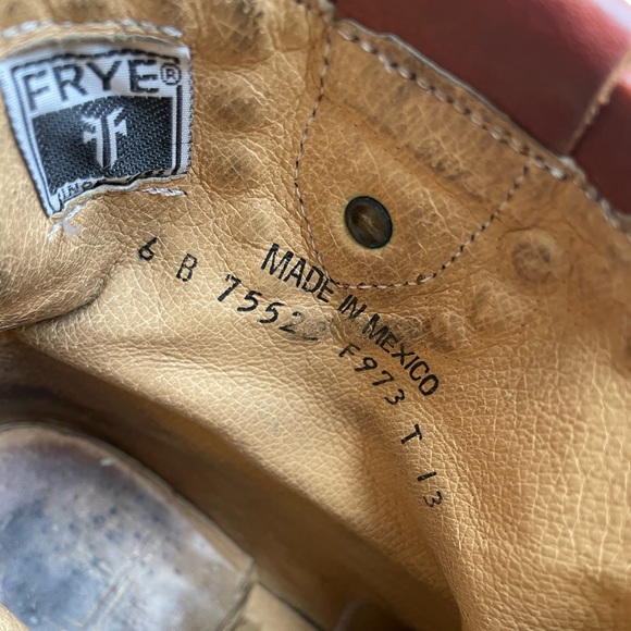 Frye Ankle Boots Brown Size: 6 - Picture 7 of 7